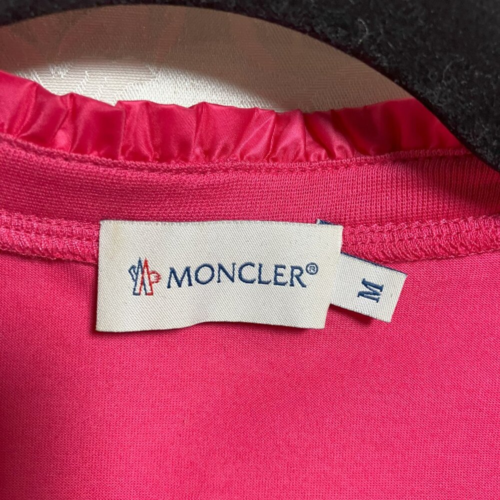 Moncler top asymmetrical ruffle neck detail - Picture 7 of 10